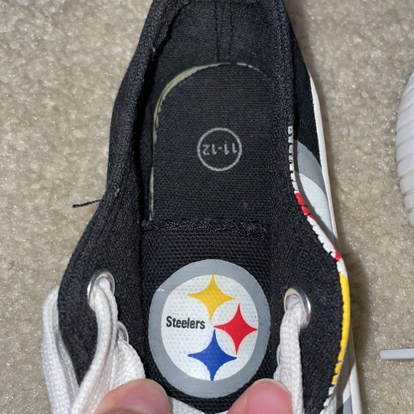 Very Cute Youth Girls Size 11/12 Steelers Tennis Shoes🖤💛Bundle and Save🖤💛 - Picture 6 of 7